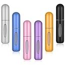 IMPORX Perfume Travel Refillable Mini Perfume Atomizer Cologne Travel Bottle Empty Mister Travel Essentials for Women Mens Mothers Fathers Day Graduation Gifts for Travel Accessories 6 Pack 5ml/0.2oz