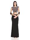 JVN by Jovani Women's Two-Piece Fitted Dress, Black, 6