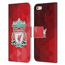 Head Case Designs Officially Licensed Liverpool Football Club Red Geometric 1 Crest 1 Leather Book Wallet Case Cover Compatible With Apple iPhone 6 Plus/iPhone 6s Plus