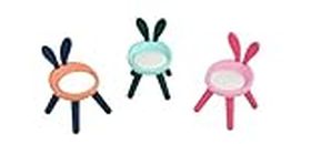 Volbit Kids Children Toddler Bunny Chair Seat, Mini Small Chair, Plastic Stool for Preschool, Daycare, Bedroom, Playroom, Nursery Seat, Giraffe Furniture Stool for Toddlers, Children, Boys, Girls