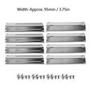 8Pcs Heat Plate Adjustable Stainless Steel BBQ Gas Grill Premium Accessories