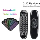 Tragbare Mini-Luftmaus c120 Fly Air Mouse wiederauf ladbare kabellose Tastatur Air mouse für Android