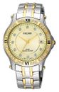 Pulsar Men's PXH558 Crystal Two-Tone Watch Gift NEW!!