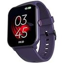 beatXP Marv Neo Smart Watch with 1.85” Ultra HD Display, Bluetooth Calling, 240 * 280px, AI Voice Assistant, 100+ Sports Modes, Heart Rate Monitoring, SpO2, IP68, Fast Charging (Purple)