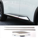 For Nissan Rogue 2021-2023 ABS outside door body side molding chrome trim 4pcs