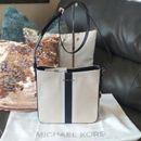 Michael Kors Bags | Designer Handbag New Michael Kors Jetset Messenger Travel Crossbody Canvas | Color: Cream | Size: Os