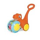 Toomies E73254 Tomy Pic & Push T. Rex, Children, Jurassic World, Educational Push & Go Vehicle, Colourful Dinosaur Toy for Baby Boys & Girls Aged 12 Months +, Multicoloured