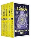 isaac asimov foundation series 6 books collection set - (foundation,foundation and empire,second foundation,prelude to foundation,foundation and earth,foundation's edge)