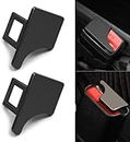 Easily Access seat Belt with Raised Buckle, Keeping Receptacle Upright for Hassle-Free Buckling. Simplify and Streamline Your Safety Routine. (Black)