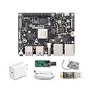 VisionFive2 RISC-V Linux Single Board Computer, Quad-core StarFive JH7110 64-bit CPU with LPDDR4 8GB RAM 3D GPU, Dual Gigabit Network Port, Support M.2 M-Key 40 Pin GPIO Header (with WiFi 6 Dongle)