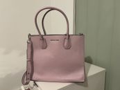 Michael Kors Mercer Tote Pink Leather Handbag