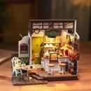 Rolife DIY Wooden Miniature Dollhouse No.17 Café  for Girls Gifts House 1:20