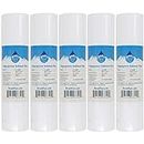 5-Pack Replacement for Dupont WFPF38001C Polypropylene Sediment Filter - Universal 10-inch 5-Micron Cartridge for Dupont Whole House Water Filtration System - Denali Pure Brand