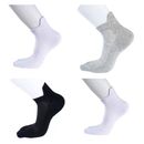 5Pack Men Cotton Toe Socks Five Finger Solid Sport Ankle Breathe Low Cut Classic