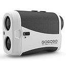 Gogogo Sport Vpro Golf Range Finder 1200 Yards Red Display Laser Rangefinder with Slope Switch 6X Magnification