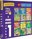 A Phonic Reader- 3 Years to 6 years - Read aloud to children- Level 1- Bedtime Stories ( Set of 6 story books packed in a gift box)