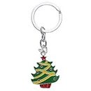 MYADDICTION Festival Keychain Metal Keyrings Jewelry Kids Xmas Gift Green Christmas Tree Clothing, Shoes & Accessories | Womens Accessories | Key Chains, Rings & Finders