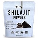 WHYZ Shilajit Powder, 50g(1.7 oz), Shilajit Pure Himalayan Mineral with Fulvic Acid Powder, Pure Shilajit and Fulvic Minerals Compound for Immune Support and Energy Supplement, 200 Servings