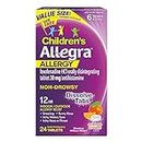 Allegra Children's 12HR Orange Cream Tablets, 24 Count, Non-Drowsy Antihistamine for Kids