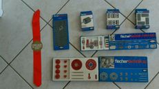 lot 6 fischertechnik modular electronics, original packaging with instructions/blister, lot new!