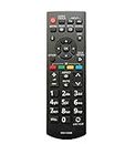 Hybite Remote Compatible with All Most Panasonic LCD LED Plasma TV with Viera Tools Function RM-1180M (Please Match Old Remote)