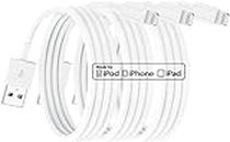 3 Pack Apple MFi Certified iPhone Charger 3FT, Short Lightning Cable 3ft Fast Charging Cord for Apple iPhone13/12/12mini/iPhone 11/11 Pro/11 Pro Max/X/XS/XR/XS Max /8/8 Plus iPad Airpods (3ft)