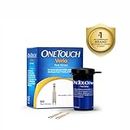 OneTouch Verio Test Strips | Pack of 50 Strips | Blood Sugar Test Machine Testing Strips | Global Iconic Brand | For use with OneTouch Verio Flex Glucometer