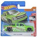 Hot-Wheels Chevy Silverado (Green) 10/10 HW Rescue 2020 - 240/250 (Short Card) GHD76