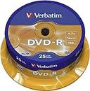 Verbatim DVD-R 16x Speed 4,7GB , confezione da 25