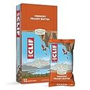 CLIF BAR - Crunchy Peanut Butter - Made with Organic Oats - Non-GMO - Plant Based - Energy Bars - 68g. (12 Pack)