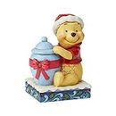 Enesco Disney Traditions by Jim Shore Winnie The Pooh Christmas Personality Pose Figurine, 4.125 Inch, Multicolor