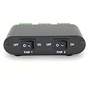 MaGiLL 2-Wege-Audio-Stereo-Lautsprecherauswahl-Umschaltbox, Combiner-Multi-Zone-AB-Lautsprecher-Switch-Distribution-Controller-Box