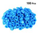  100 pz kit trucco inchiostro blu miniatura tazze monouso ABS contenitore portatile