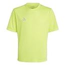 adidas Mixte Enfant Jersey (Short Sleeve) Tabela 23 JSY Y, Team Solar Yellow 2/White, IB4936, 176