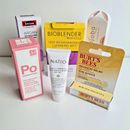 Mixed Lot 6 Health & Beauty Face Products - Eye Cream Lip Balm Toning Mist Mask