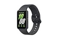 Samsung Galaxy Fit3 Light and Sleek Fitness Band, 13 Days Battery, 100+ Exercises and Sleep Tracking, Dark Gray (Black)