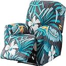 4 Pieces Recliner Slipcover Stretch Printed Lazy Boy Chair Covers with Side Pocket Recliner Sofa Couch Cover Anti-Slip Fitted Recliner Cover Furniture Protector with Elastic Bottom (Color : #29)