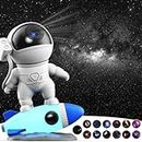 Star Projector,13 in 1 Planetarium Galaxy Projector,Astronaut Projector for Bedroom,Starry Night Light Projector with Solar System Constellation Moon for Kids,Home Theater,Ceiling,Living Room Decor