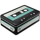Nostalgic-Art Boîte de conservation rétro plat, Retro Cassette – Idée de cadeau pour nostalgiques, Récipient avec couvercle, Design vintage, 2,5 l