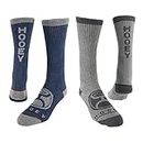 Hooey Athletic Boot Socks Western-Inspired Boot Socks for Men | Navy/Dark Gray | Medium| 2-Pack, Navy/Dark Gray (2-pack)