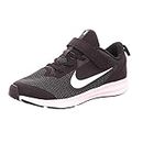 Nike Girls Downshifter 9 (TDV) Black/White-Anthracite-Cool Grey Running Shoe (AR4137-002)