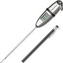 ThermoPro TP-02S Instant Read Meat Thermometer Digital Cooking Food Thermometer with Super Long Probe for Grill Candy Kitchen BBQ Smoker Oven Oil Milk Yogurt Temperature