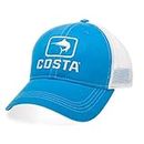Costa Del Mar Marlin Trucker Hat, Costa Blue + White, One Size