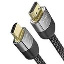 Zeskit Maya 8K 48Gbps Certified Ultra High Speed HDMI Cable 3ft, 4K120 8K60 144Hz eARC HDR HDCP 2.2 2.3 Compatible with Dolby Vision Apple TV 4K Roku Sony LG Samsung Xbox Series X RTX 3080 PS4 PS5