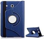 ST Creation Case Cover 360 Degrees PU Leather Rotating Stand Smart Flip Fashion Full Safety Case Cover for Galaxy Tab E (9.6 inch) SM- T560, T561,T565 (Blue)