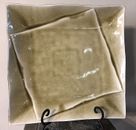Pier One CRACKLE COLLECTION Large Square Plate For Candles Home Decor Display