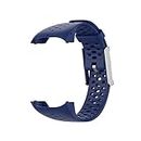 Hidyliu Silicone Replacement Watch Strap Compatible with Polar M400 M430 with Tool (Dark Blue)