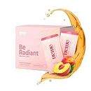 Be Radiant Liquid Collagen Peptides for Women and Men with Vitamin-C, Biotin, CoQ10 - Collagen for Women, Promotes Hair, Nail and Skin Health - 30 Day Supply 0.7 Fl Oz Travel Packets (Pack of 30)