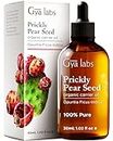 Gya Labs Organic Prickly Pear Seed Oil for Dry Skin - Cold Pressed Prickly Pear Carrier Oil for Face - Pure Prickly Pear Seed Oil for Hair, Skin, Face & Nails (30ml)