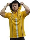 JUARI BE A GENTLEMAN Men's Cotton Hooded Neck Hoodies (RT-India Yellow_YELLOW_XL)